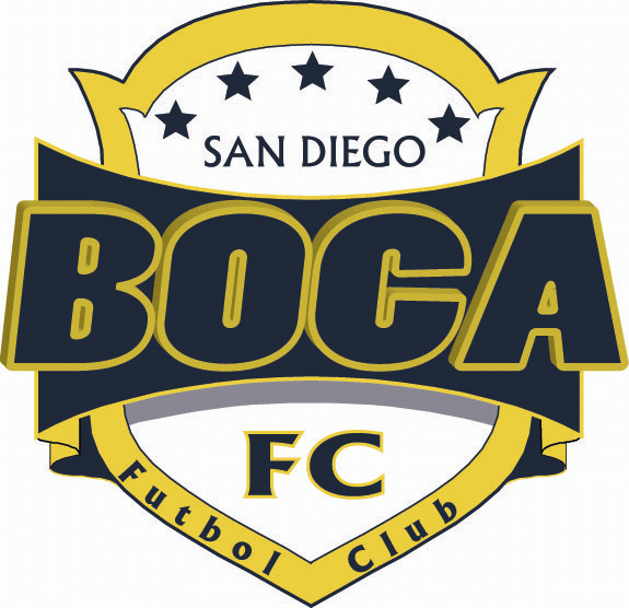 san diego boca fc 2010-pres primary logo DTF transfer for t shirt